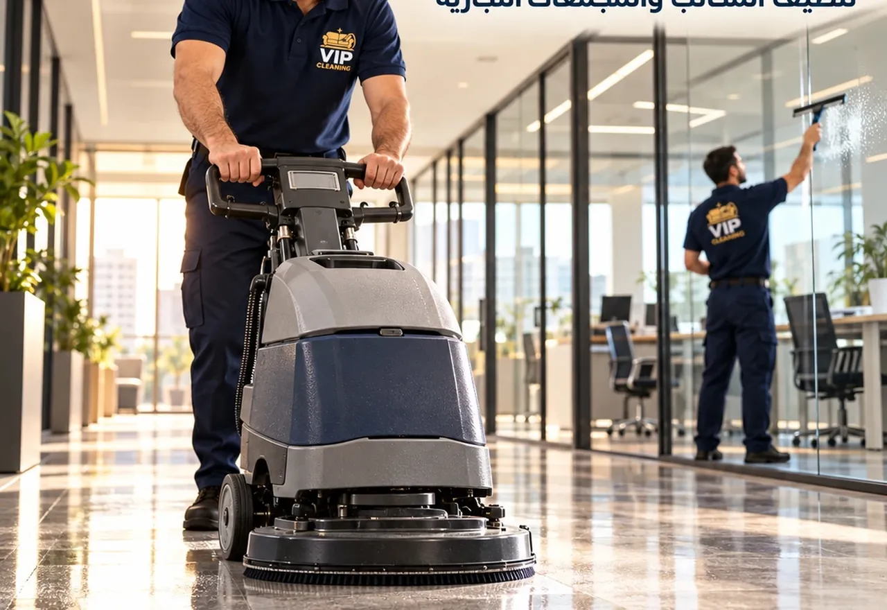تنظيف مجمعات ومساحات تجارية في عمّان